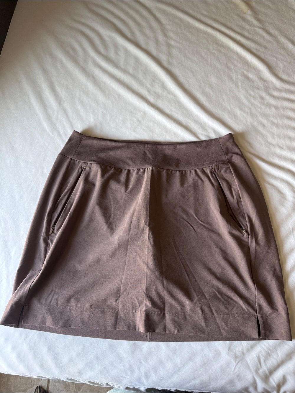 Athleta Mauve Brown Mini Skort